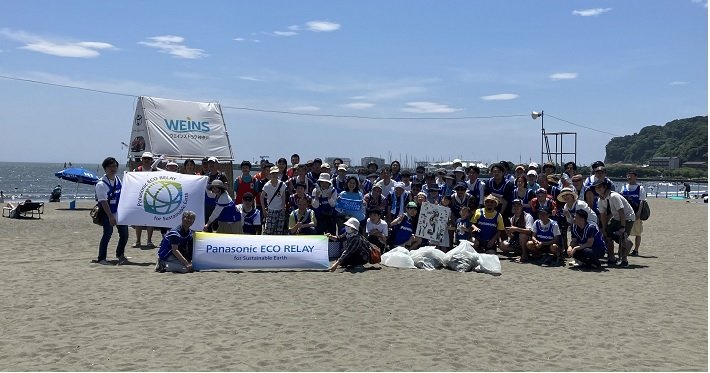 片瀬東浜海水浴場（江の島）清掃活動ボランティアを実施