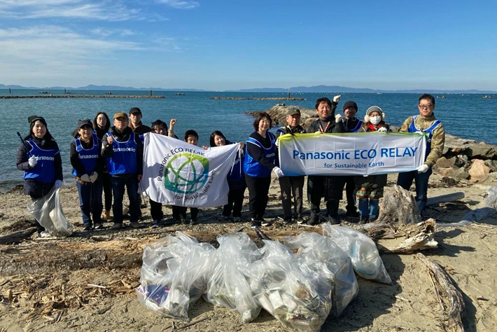 大阪府阪南市でアマモ播種（海の森づくり）＆海岸清掃活動を実施
