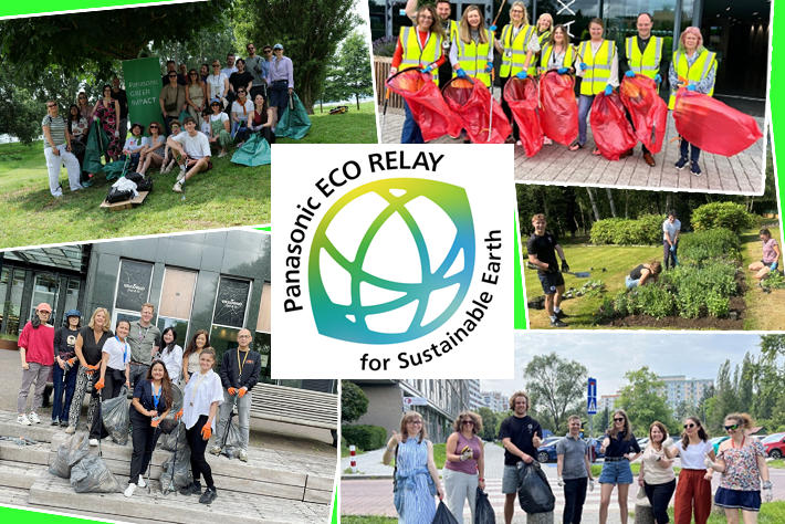 欧州：Panasonic ECO RELAY環境月間にあわせて、地域の清掃活動を実施