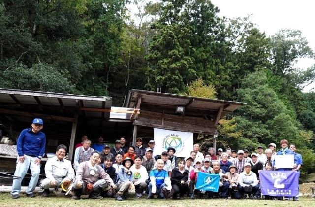 画像：ささやま里山再生活動 集合写真