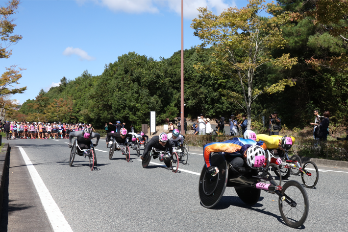 「第36回 岡山吉備高原 車いすふれあいロードレース」を支援