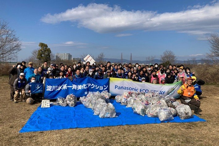 淀川一斉美化アクション（淀川京街道）へ従業員が参加
