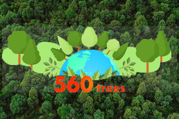 Global: World Action 2024 　560 Trees Planted