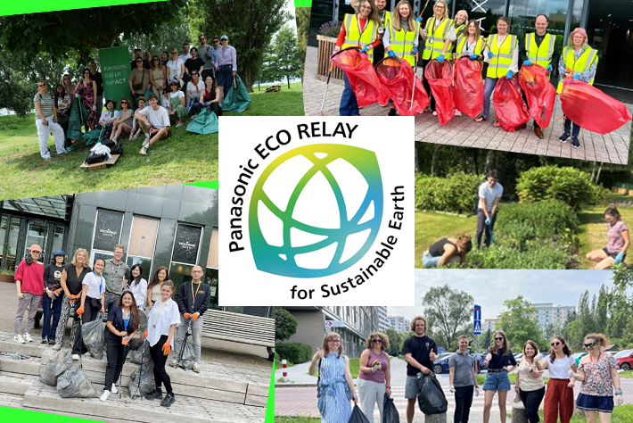 Europe: Panasonic ECO RELAY Activities  ーCommunity Clean-ups Aligned with Environment Month