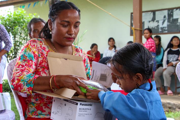 Nepal: Donation of Panasonic Solar Lanterns to Off-Grid Communities in Collaboration with UN-Habitat
