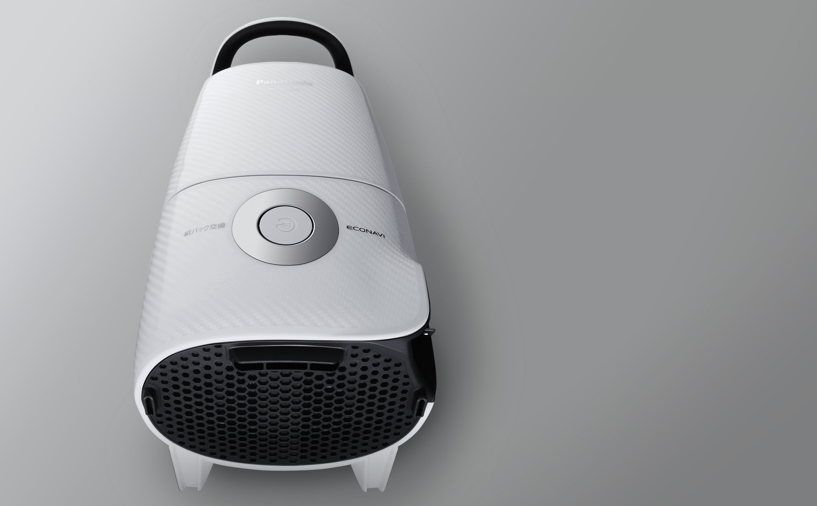 画面左側に掃除機本体