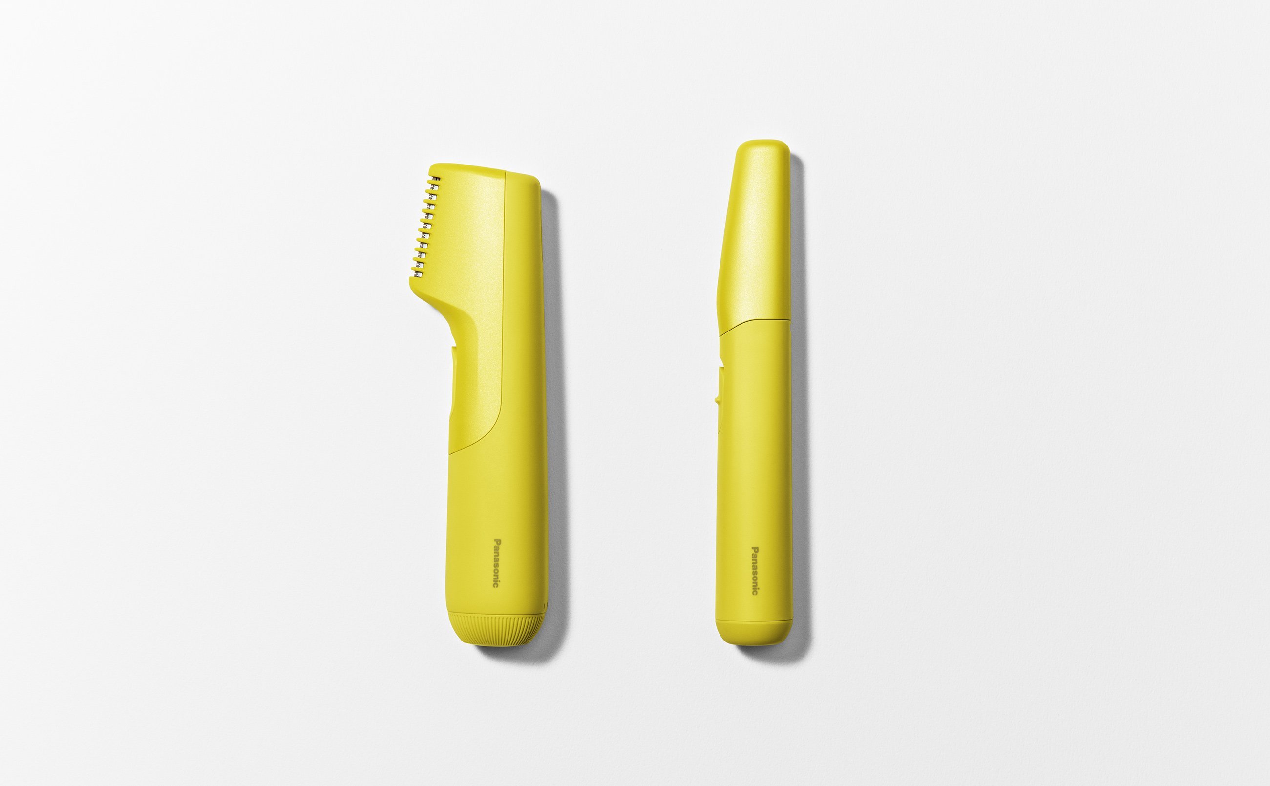 黄色いシェーバーとトリマー