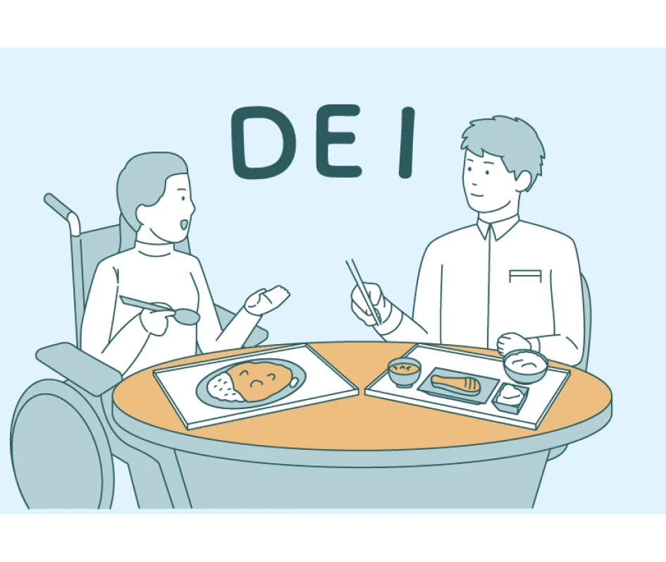 社員食堂のある厚生施設がDEIの実践拠点に。