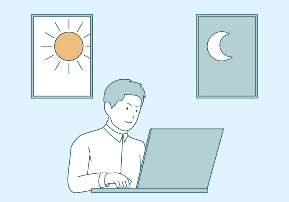 時間と自宅を融合して働く。ハイブリッドワーク