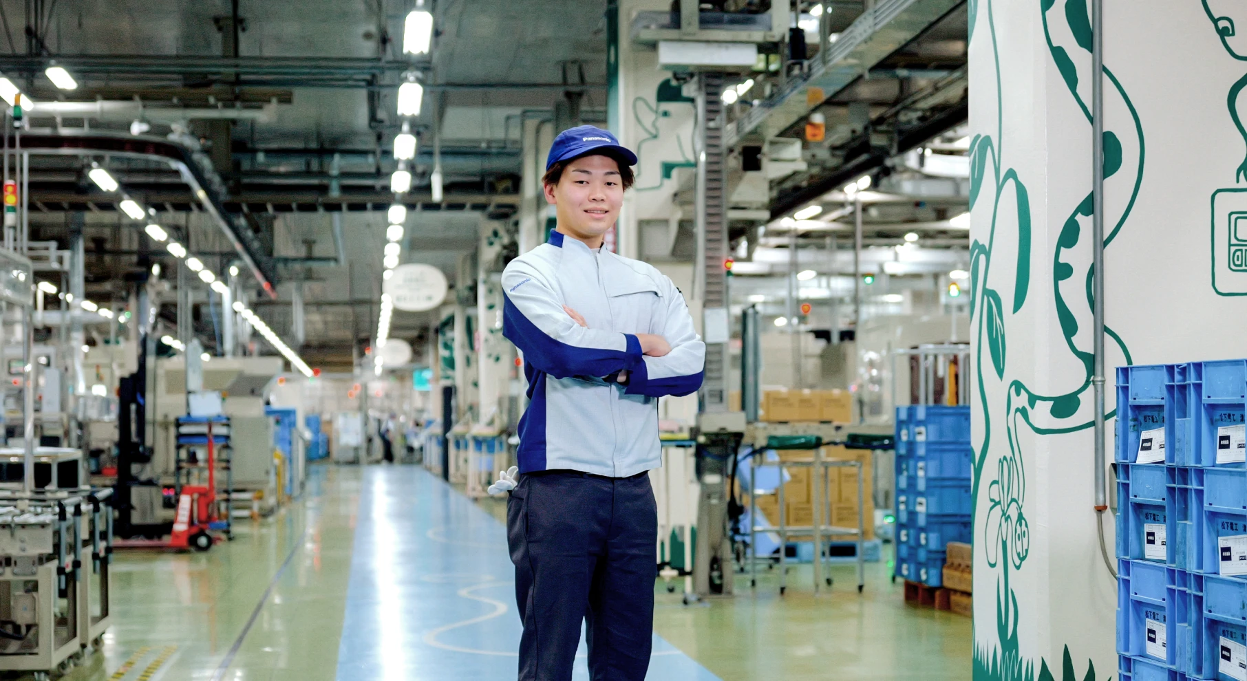 パナソニックエレクトリックワークス 電設資材BU 津部品部 金属製造課 廣瀬 友飛さん