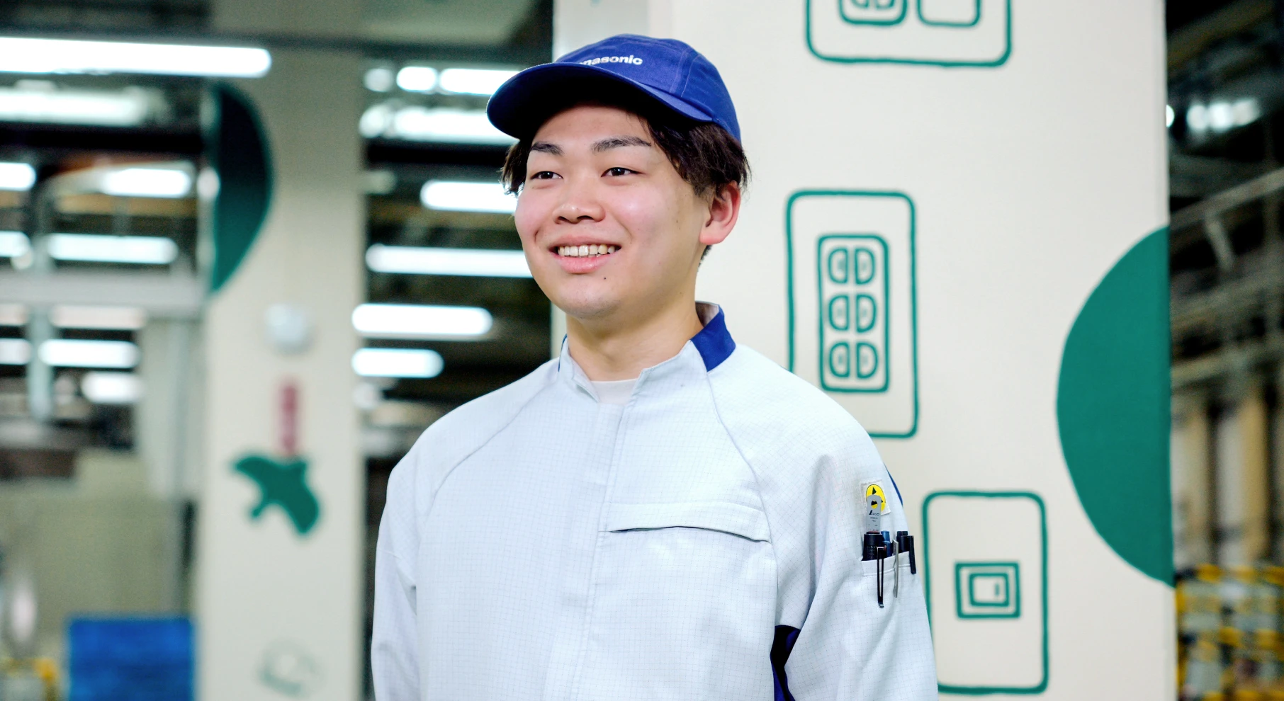 パナソニックエレクトリックワークス 電設資材BU 津部品部 金属製造課 廣瀬 友飛さん