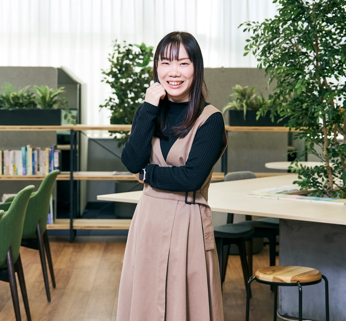 写真：電材＆くらしエネルギー事業部 品質革新センター 品質企画推進部 品質IT企画課 北澤 奈津子さん