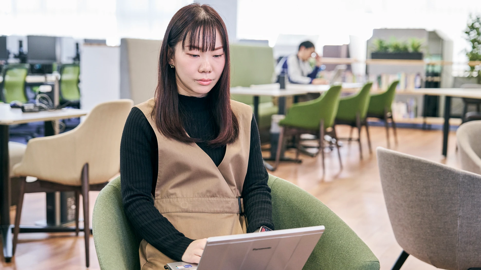 写真：パナソニック　ライフソリューションズ社 エナジーシステム事業部　品質革新センター 北澤 奈津子さん