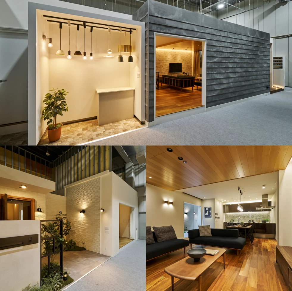 写真：住宅照明評価室（あかり光房）