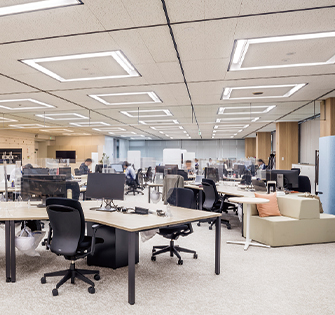 オフィス・施設用照明：働きやすい労働環境を照明で実現
