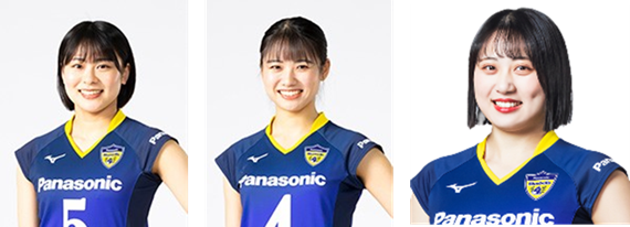 パナソニック ブルーベルズOB:加藤美芙由さん、石田成実さん、古賀智代さん(女子バレーボール)