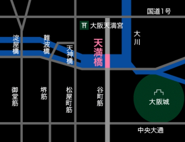 天満橋周辺の歴史