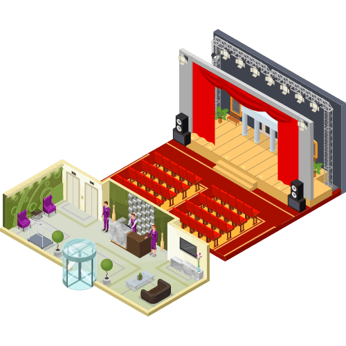 ホテル・ホール・テレビスタジオ