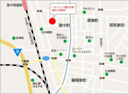 福知山営業所地図