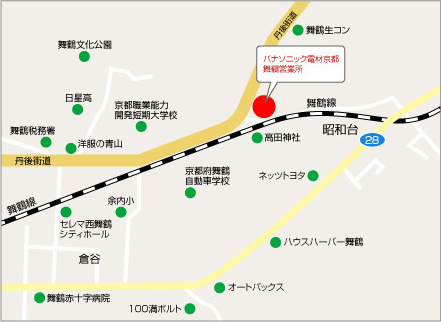 舞鶴営業所地図