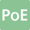 PoE給電機能 PoweroverEthernet（IEEE802.3af）