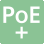 PoE給電機能 PoEPlus（IEEE802.3at ）