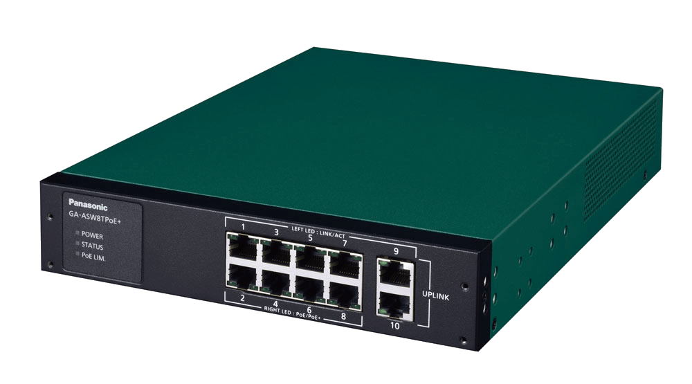 GA-ASW8TPoE+(PN25087K)｜PoE給電スイッチングハブ｜スイッチングハブ(HUB)｜パナソニックEWネットワークス株式会社｜ Panasonic