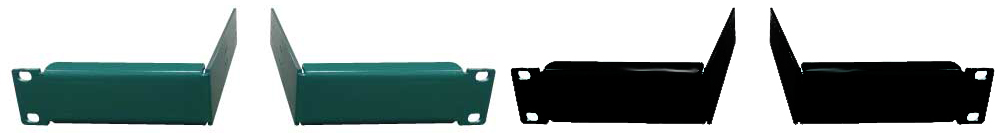 AVラックマウント用金具-5（緑・黒）（7105L-G/7105L-K）