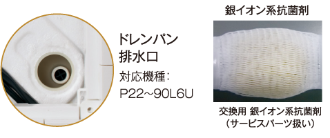 汚れ具合を簡単チェック、 銀イオン系抗菌剤で清潔