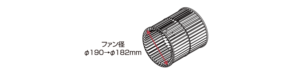 狭い天井ふところにも対応