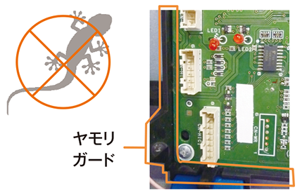 ヤモリ対策
