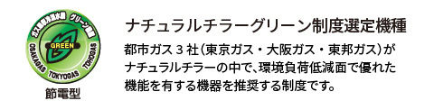 ナチュラルチラーグリーン制度選定機種