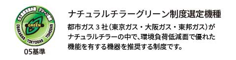 ナチュラルチラーグリーン制度選定機種