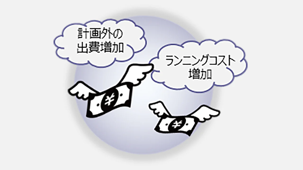 計画外の出費