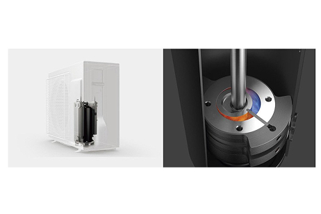 新開発「エコロータリーコンプレッサー」搭載エアコン