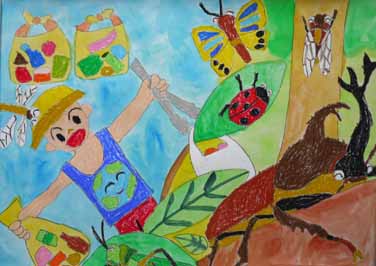 よごすな虫たちのおうちを