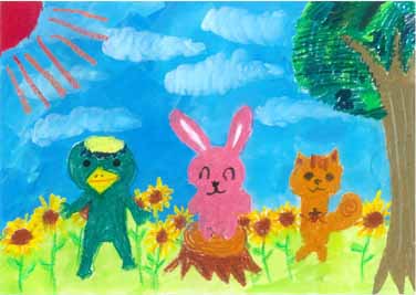 かっぱとおともだち