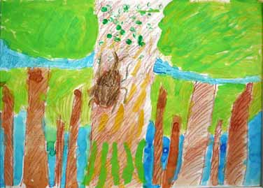 木にのるカブト