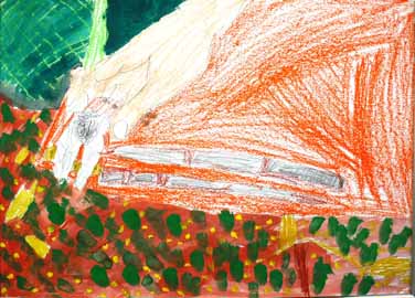 せみをつかまえた