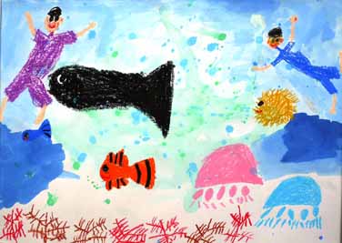 海の中の生き物たち