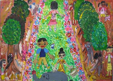 みどりや動物いっぱい