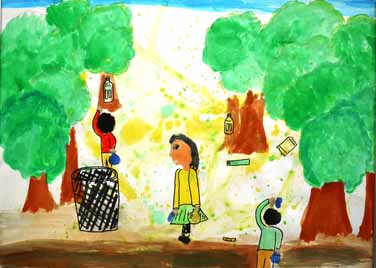 ゴミはゴミ箱に