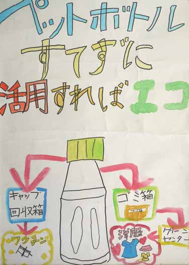 ペットボトルでエコ