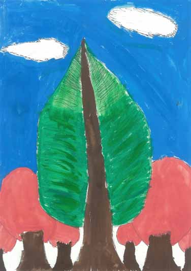 学校の大切な木