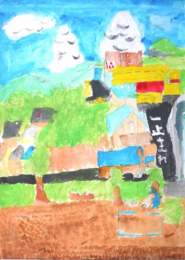 牛久保小からのけしき