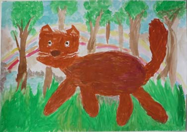 ちびちゃんがあそんでる