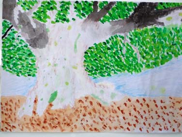 しっかり根をはる大木