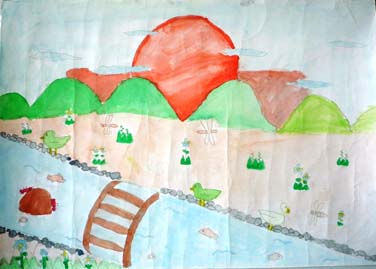 にぎやかな自然