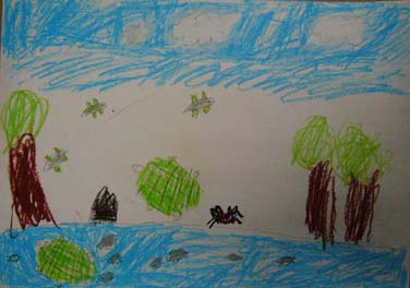 水にすむ生き物