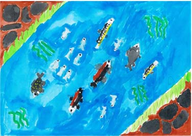 きれいでいいなみんなの川